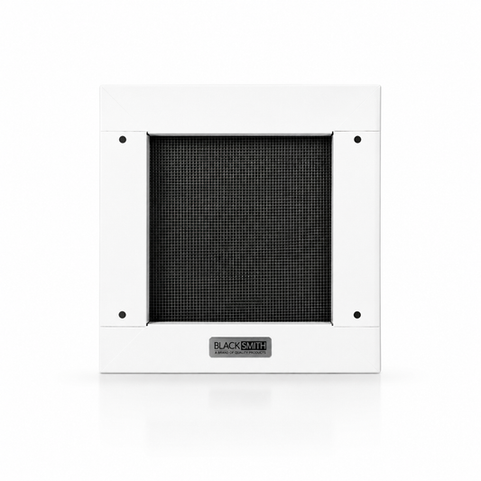 Premium Exhaust Hollow Shutter White
