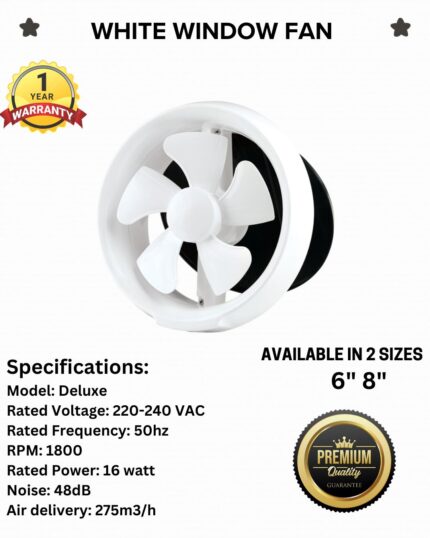 Window Exhaust Fan White